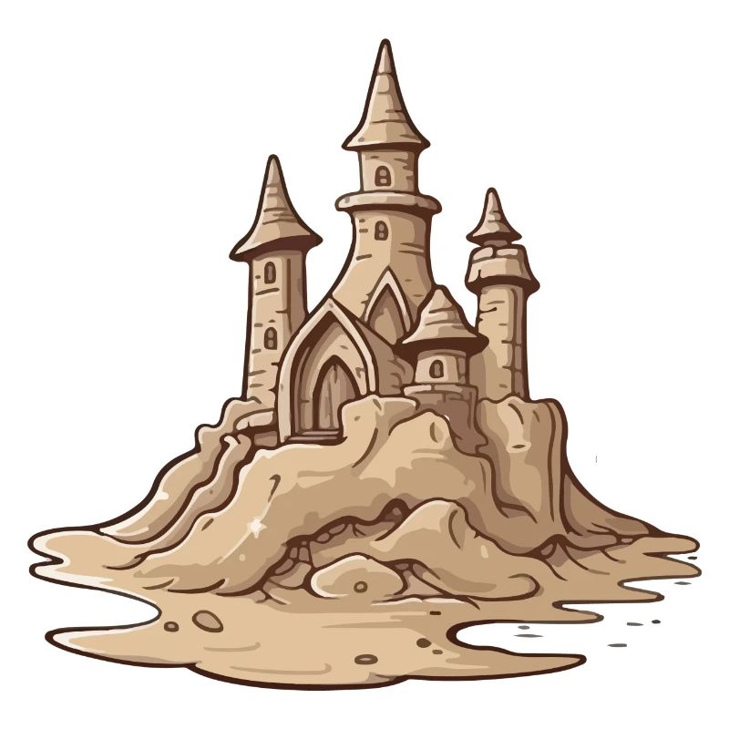 Le château de sable