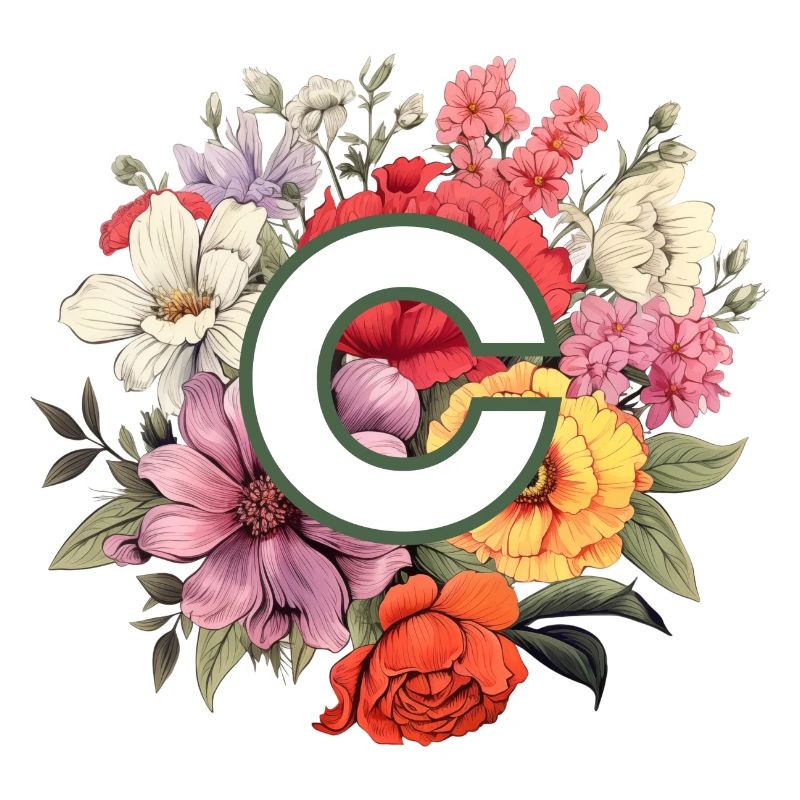 C Bouquet de monogramme
