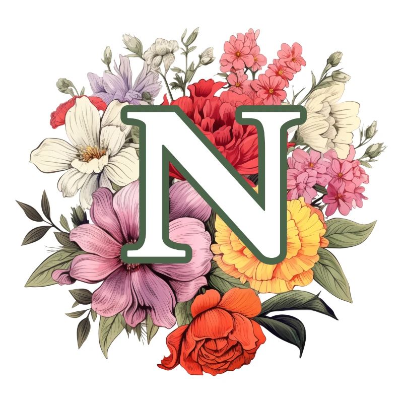 N Monogram Bouquet