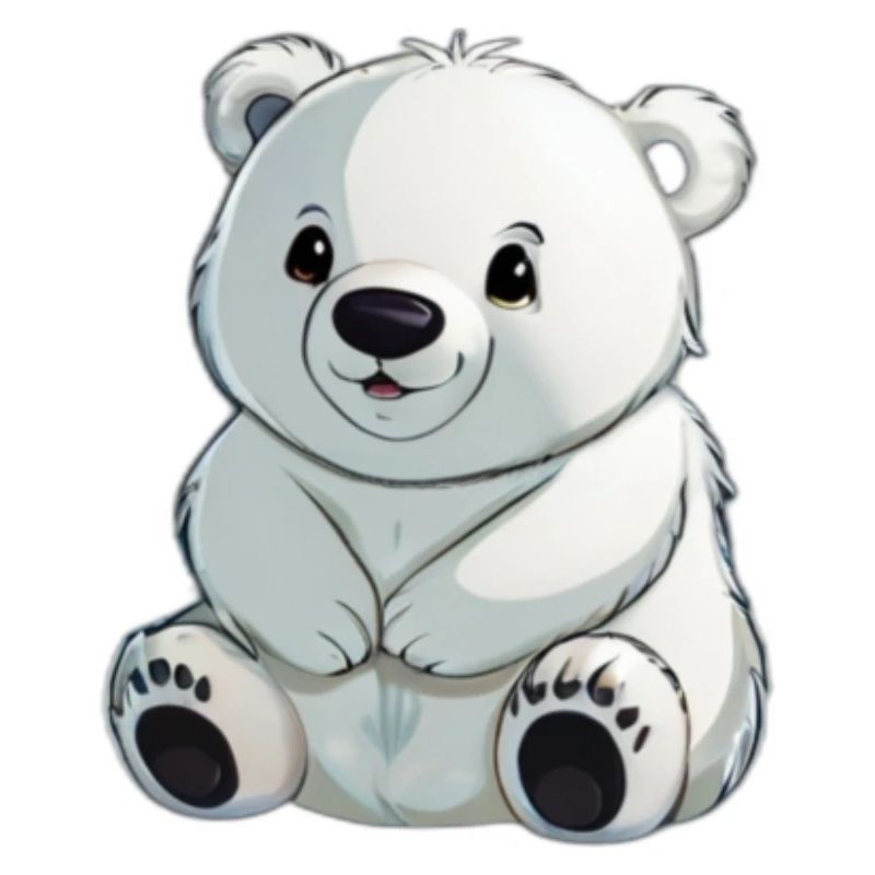 Comic Eisbär