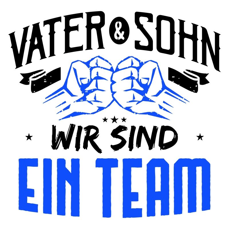 Vater und Sohn wir sind ein Team