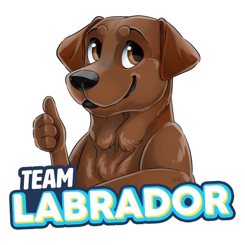 TEAM Labrador - Chocolat