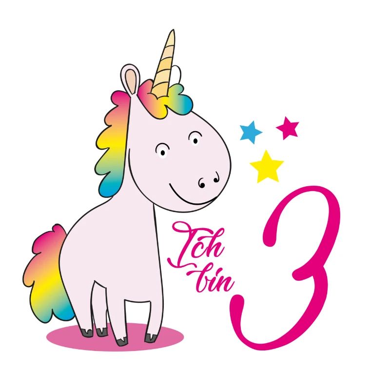 Ich bin drei - Einhorn
