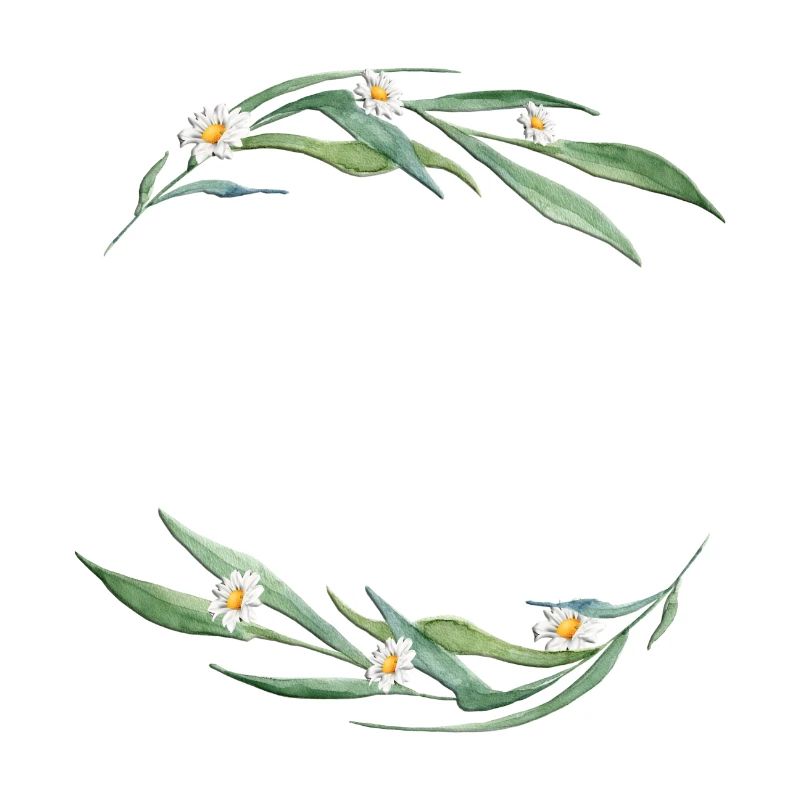 Circle Floral customizable