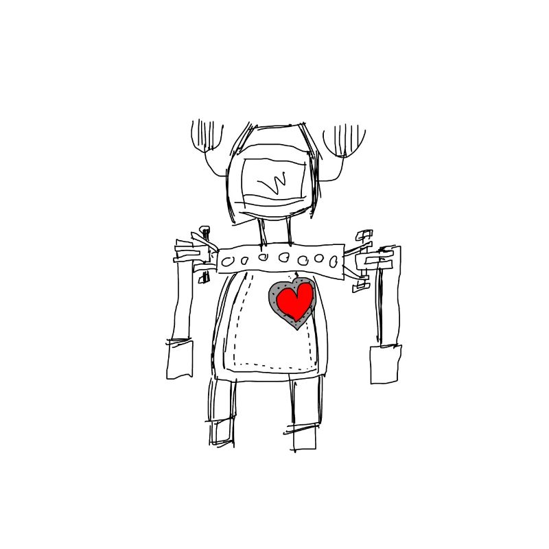 Roboter mit Herz