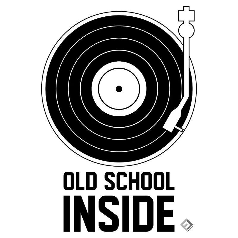 Old School Inside - Turntable Black