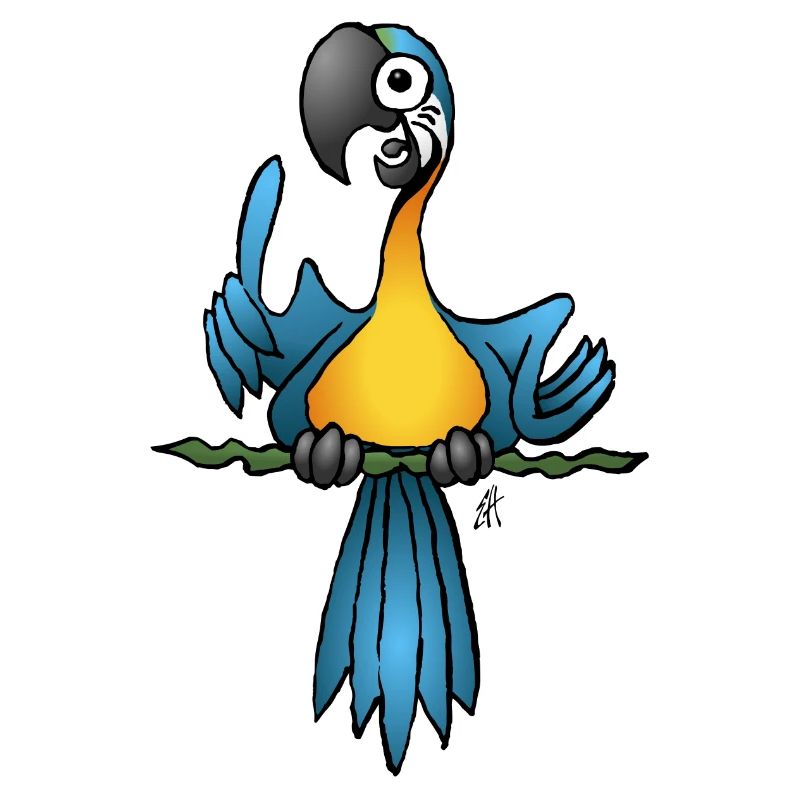 Chatty Parrot Design