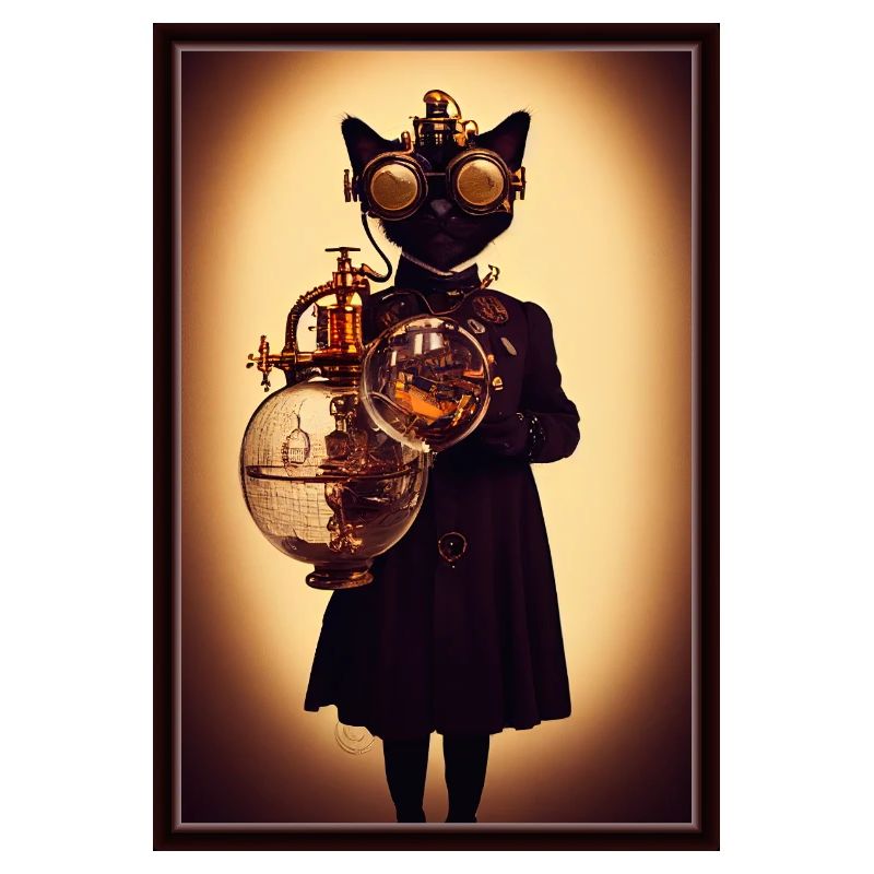 Steampunk-Katze