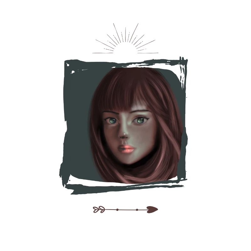 Frau illustration