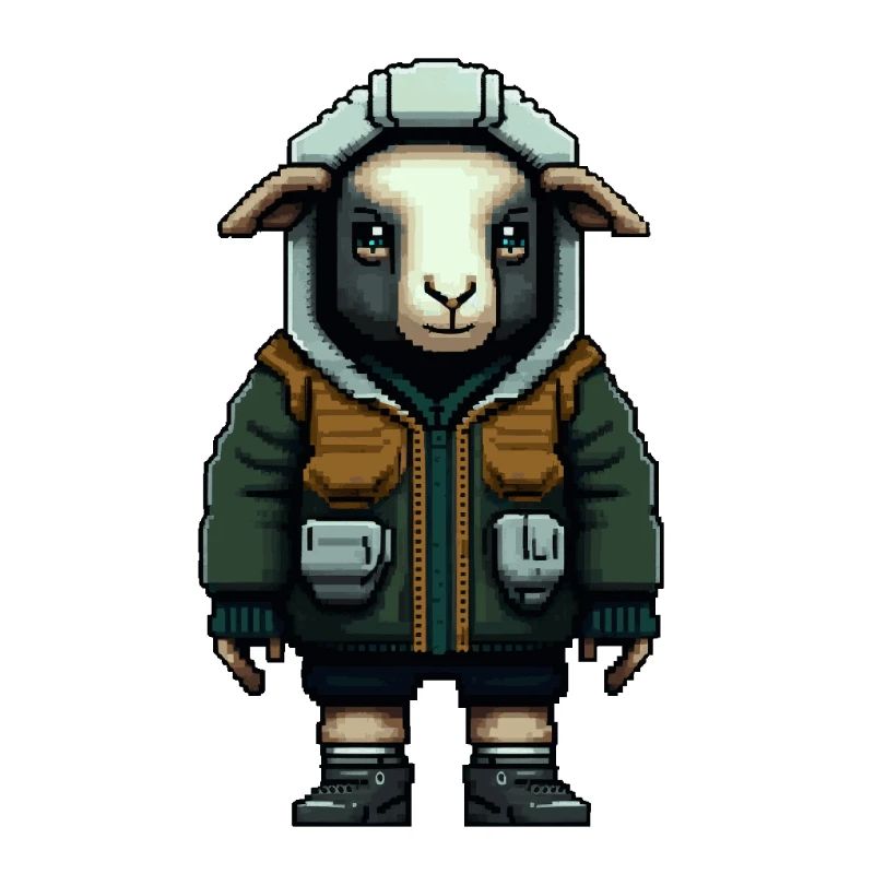 Wooligan ein Hooligan-Schaf