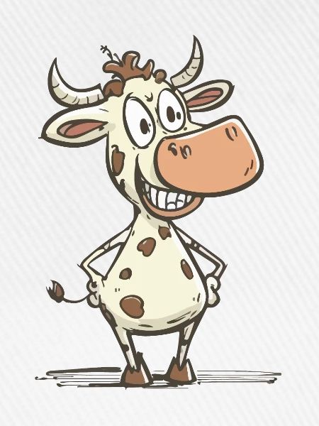 Crazy cow