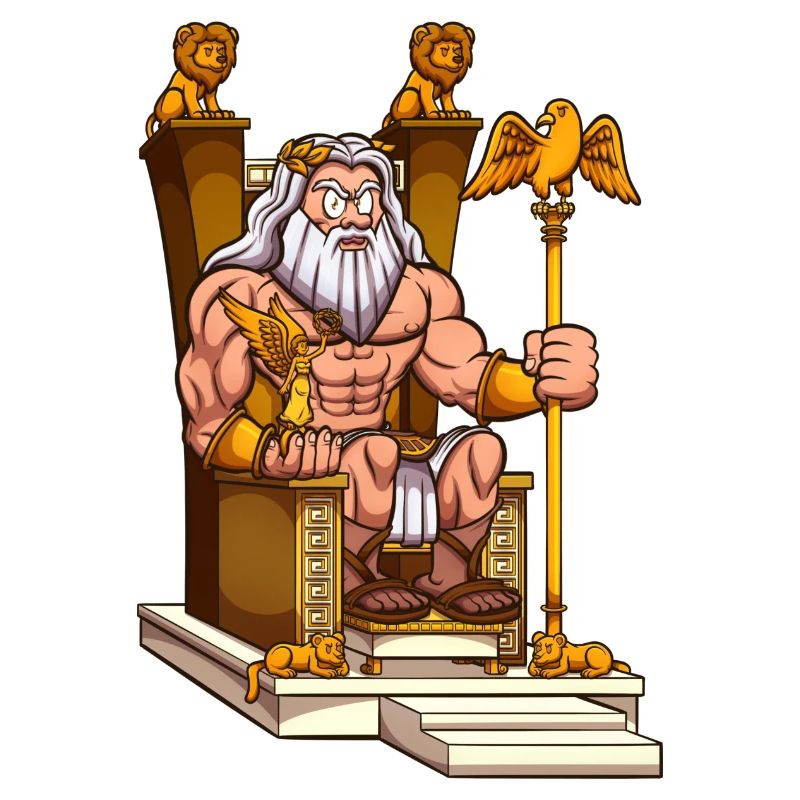 Zeus On Throne