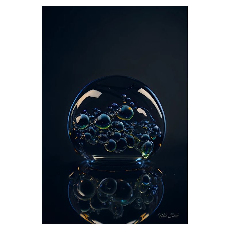 Bubbles in a bubble chrome 1