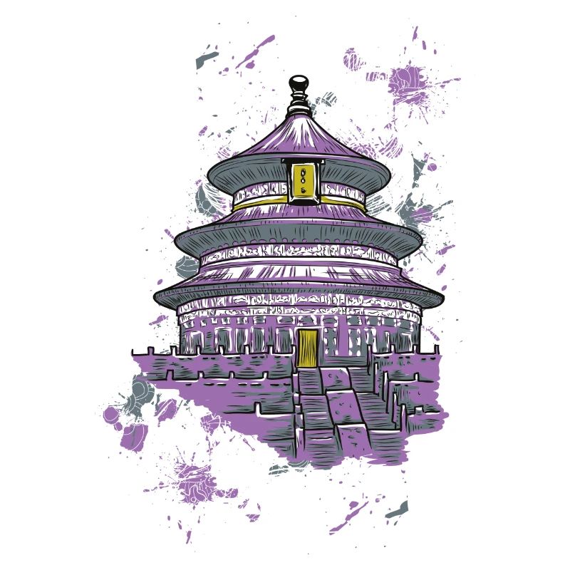 Japan China Asian temple Samurai gift