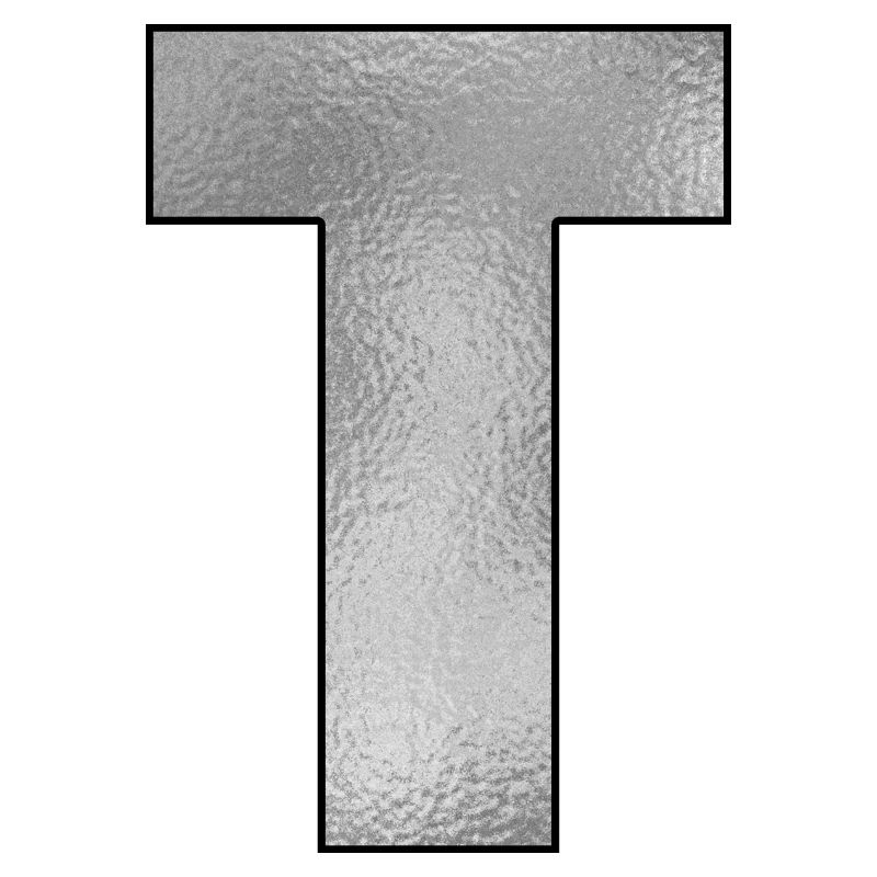 Lettre T Argent