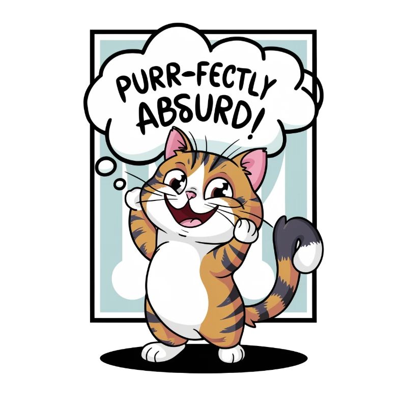Katze- Schnurren ist absurd!