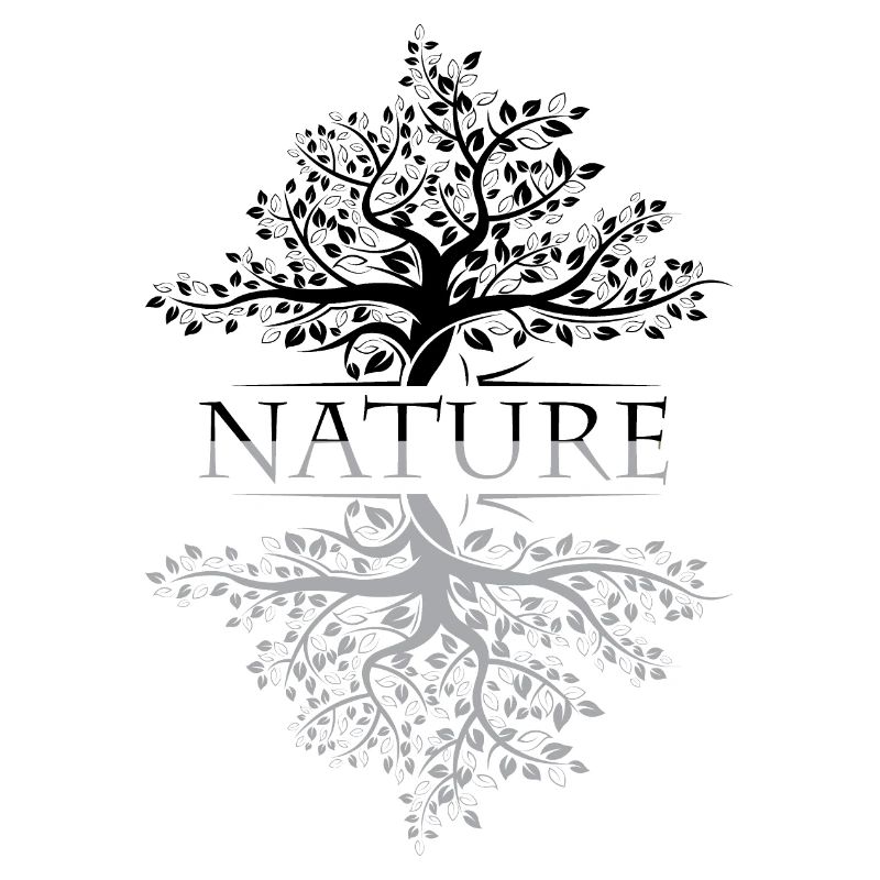 Tree Reflection Nature Symbol Forest Nature Conservation icon