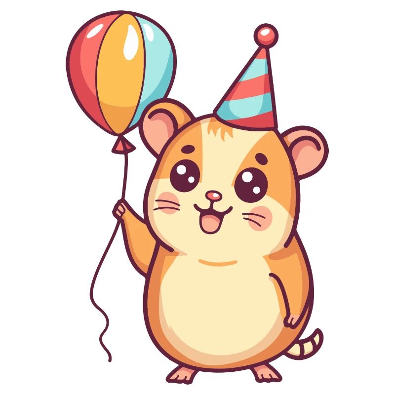 Hamster Birthday Comic
