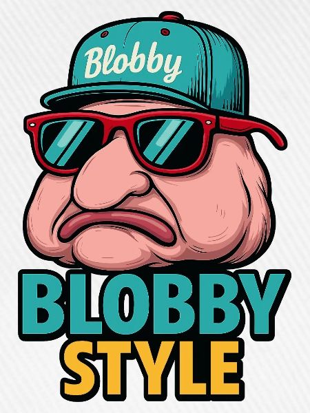 Blobby Style Cartoon Tee