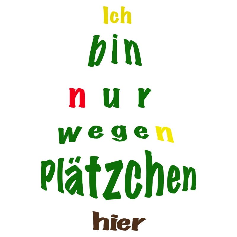 Ich bin nur wegen Plätzchen hier