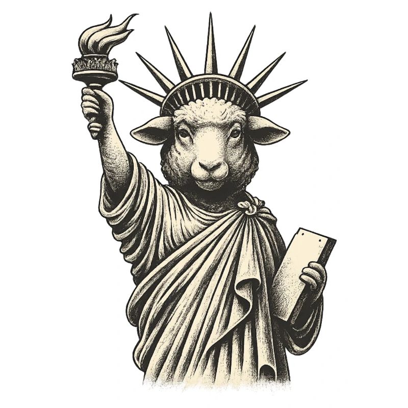 Statue du mouton de la Liberté