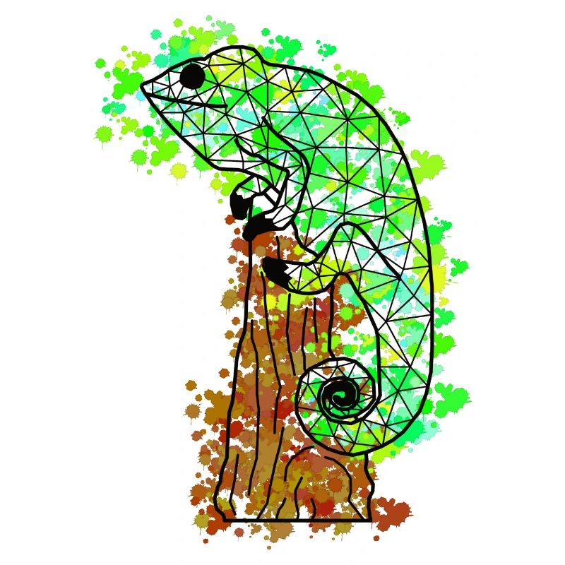 Chameleonn GeomeTRIX bunt