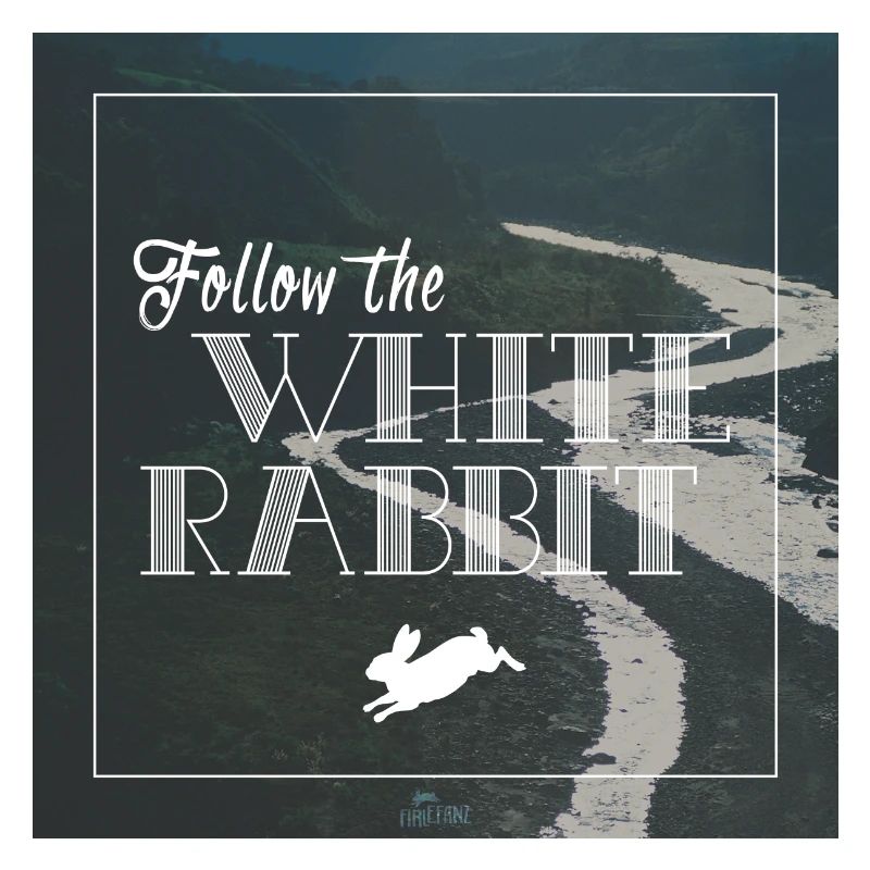 Follow the white rabbit