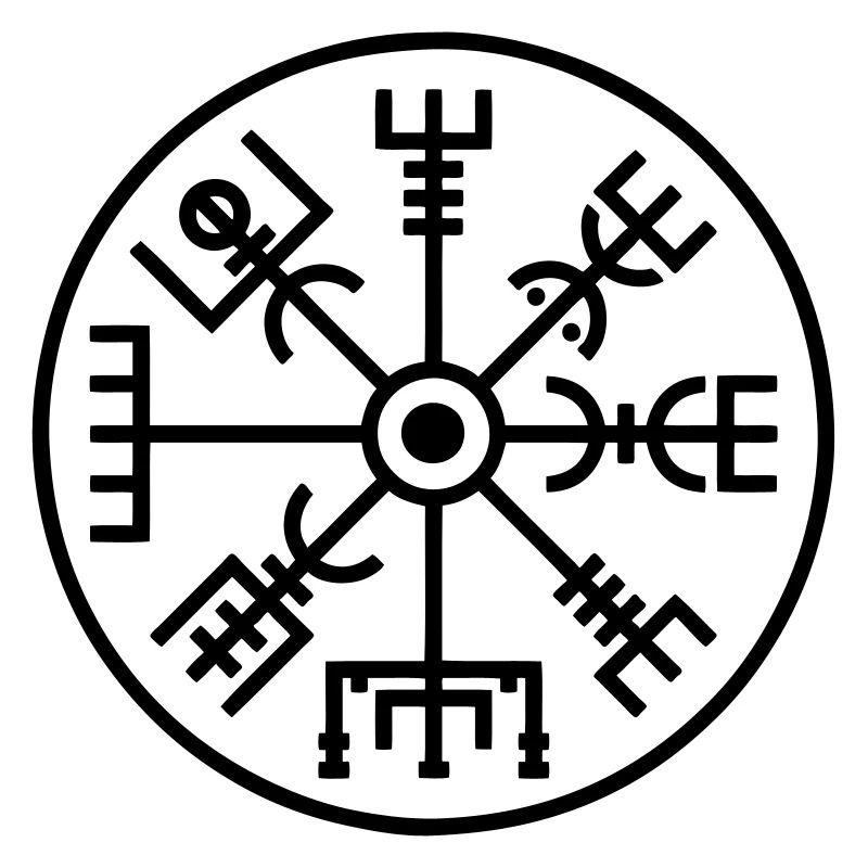 vegvisir icelandic symbol magic compass