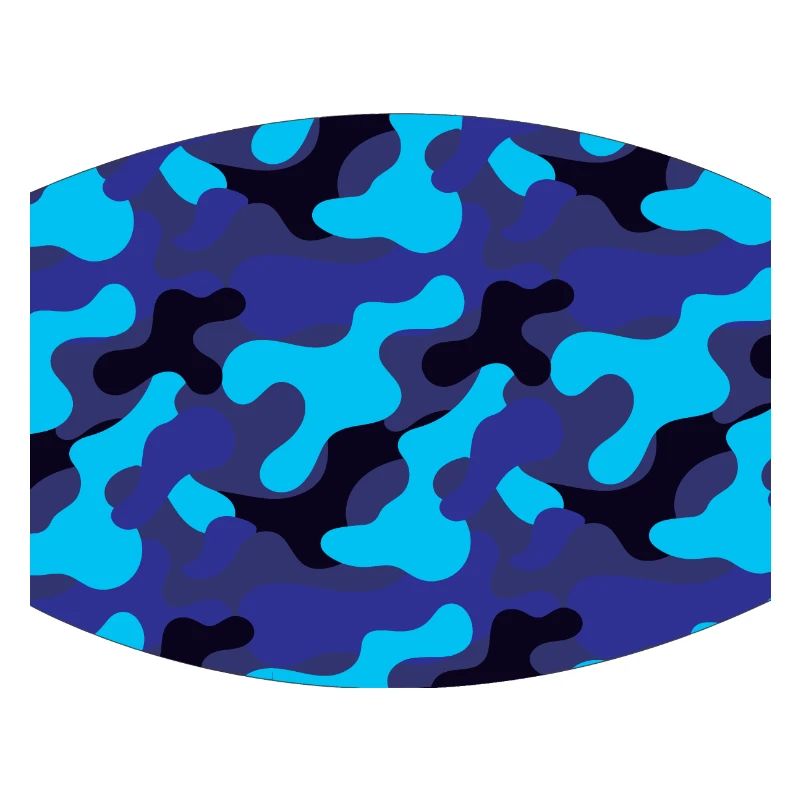 blue camouflage pattern