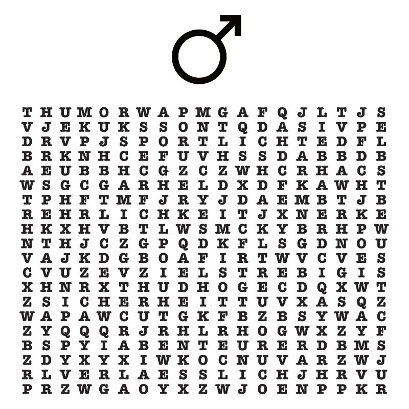 Buchstabenrätsel Männer