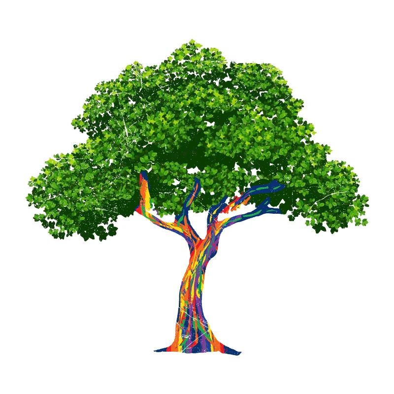Rainbow Tree Arc-en-ciel-eucalyptus cadeau
