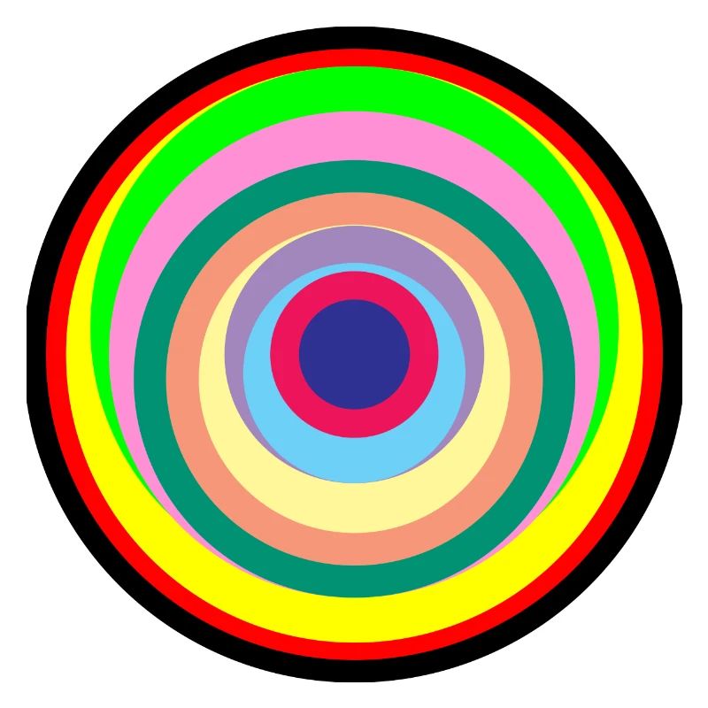 Pop-Art-Farbkreise
