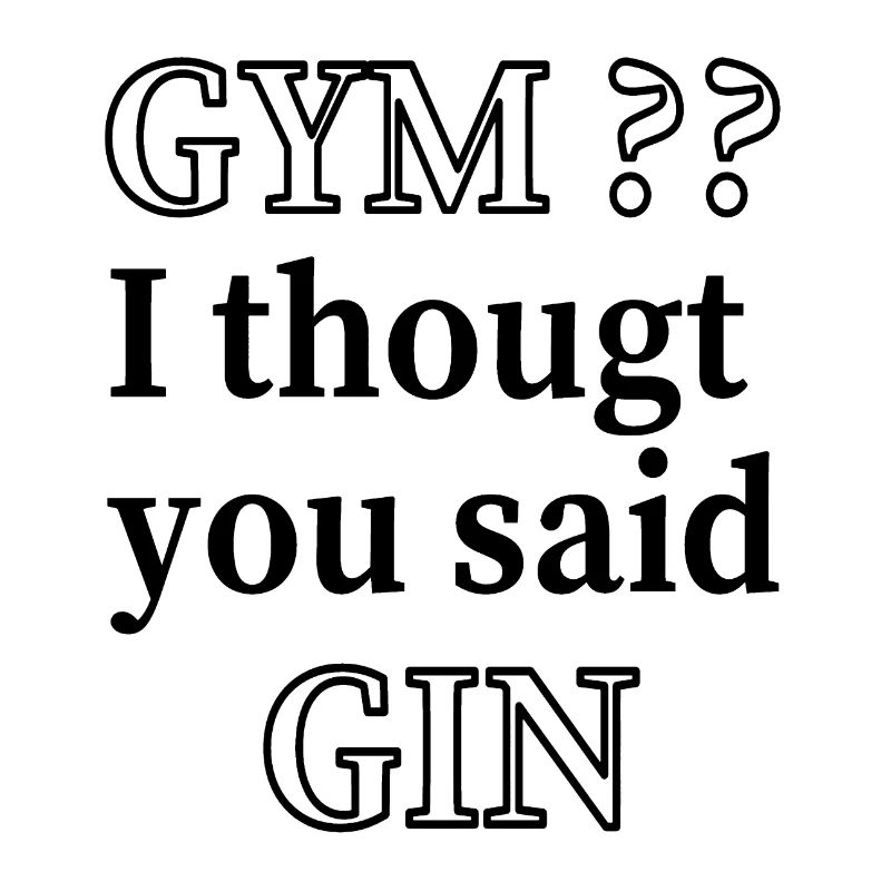 Gym vs. Gin - funny, funny
