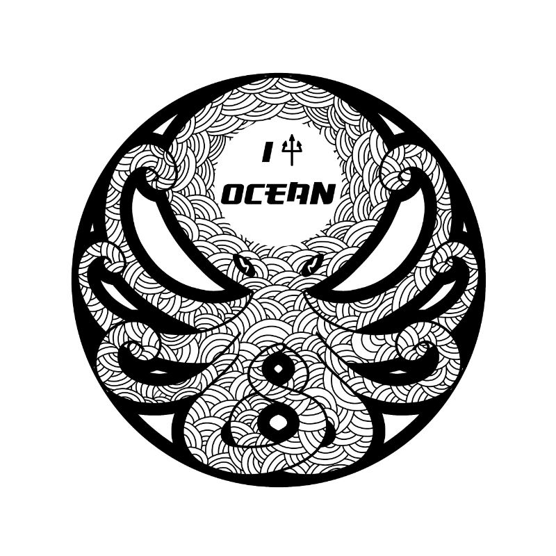 Octopus Graphic (black version)