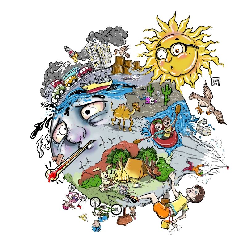 Think Global - Grimpez local - Pas de texte