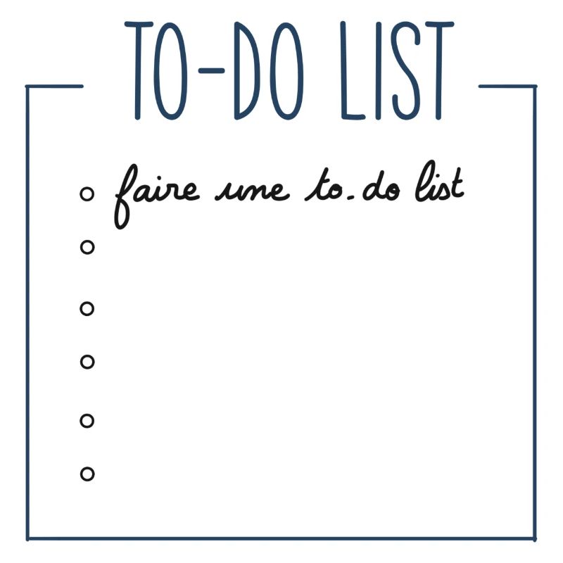 To-do list