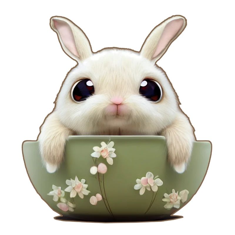 Sweet rabbit in shell