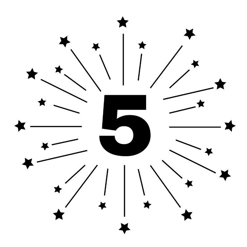 5. Sternjubiläum - 5 Jahre Geschenk