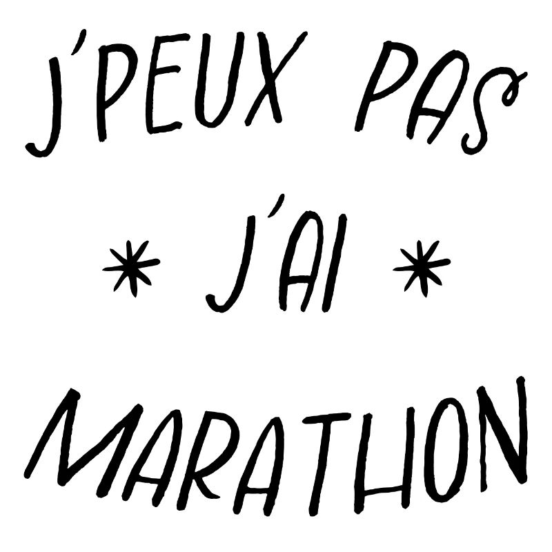 j'peux pas j'ai marathon