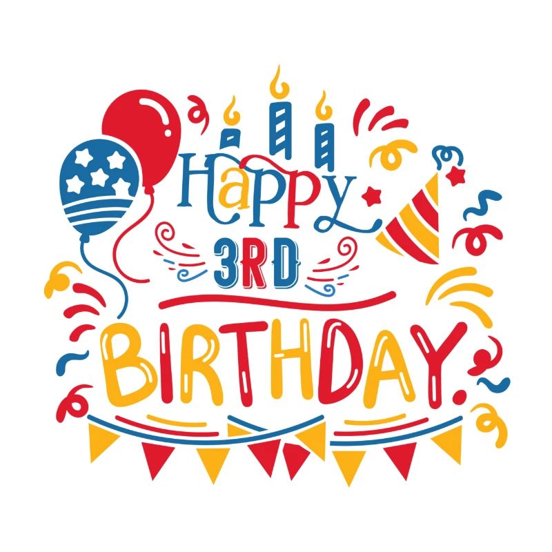 Happy 3rd Birthday Third 3 Year Old Gift Ideas