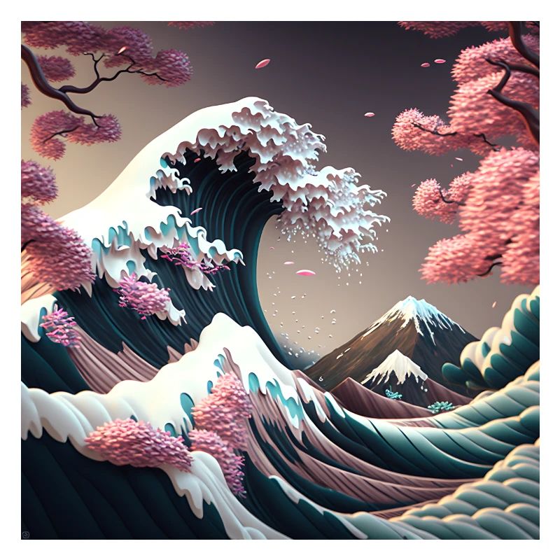 Blumen-Tsunami am Fuji