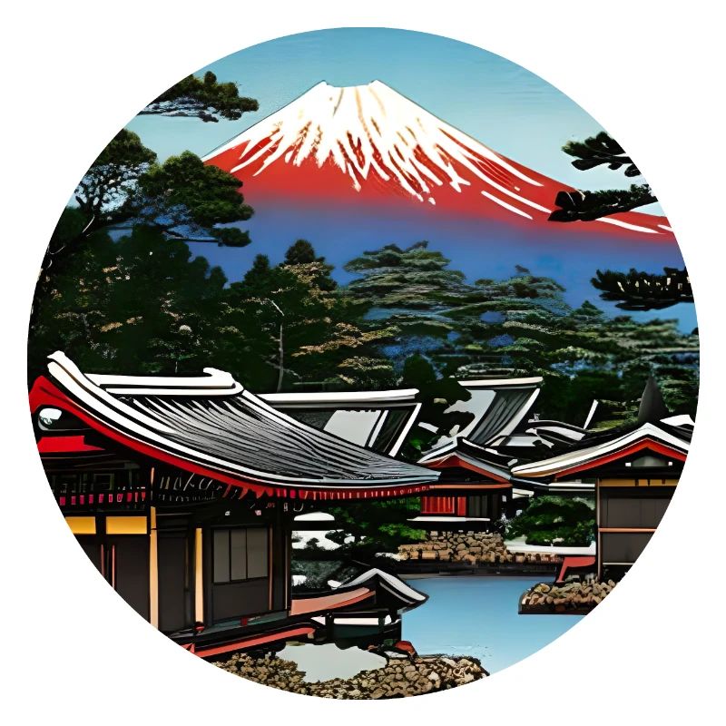 Mount Fuji in Digital Art