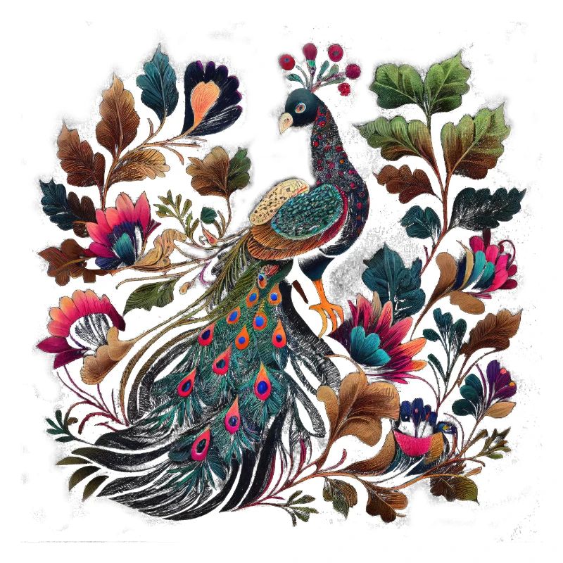 Pfau im Garten