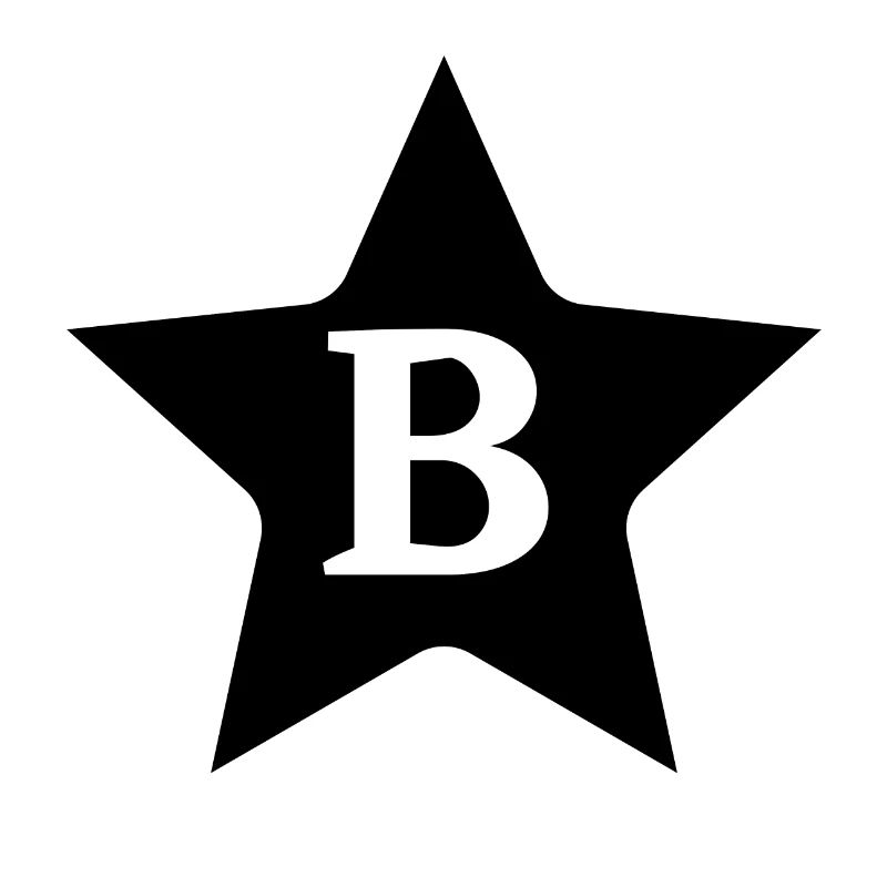 Buchstabe b Stern
