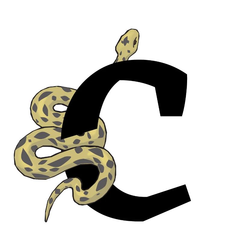 Letter c snake