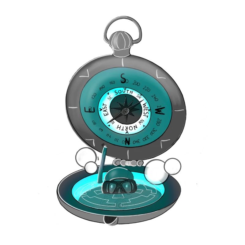 Navi Dive Scuba Tauchen Diving Navigation Hobby