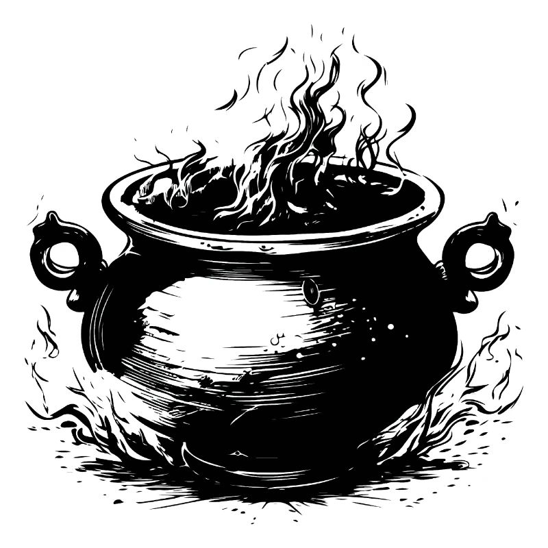 Cauldron Magical Witch Halloween