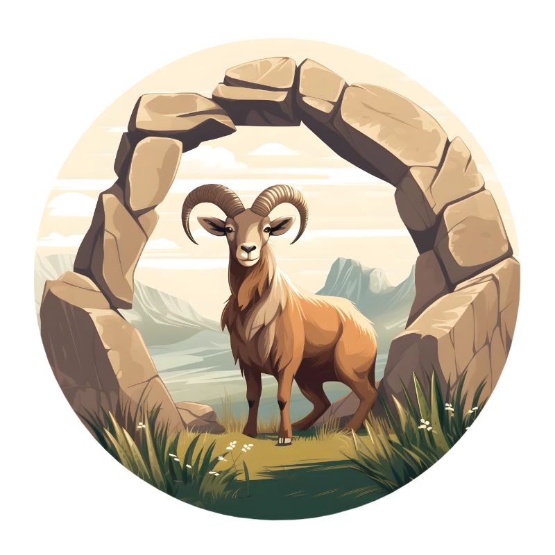 Majesté Alpine Ibex