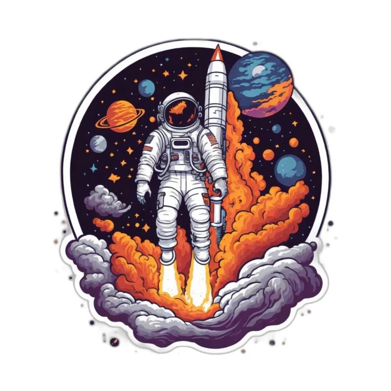 Univers de lancement de fusée