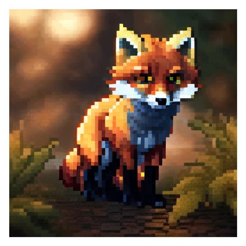 Fox pixel art